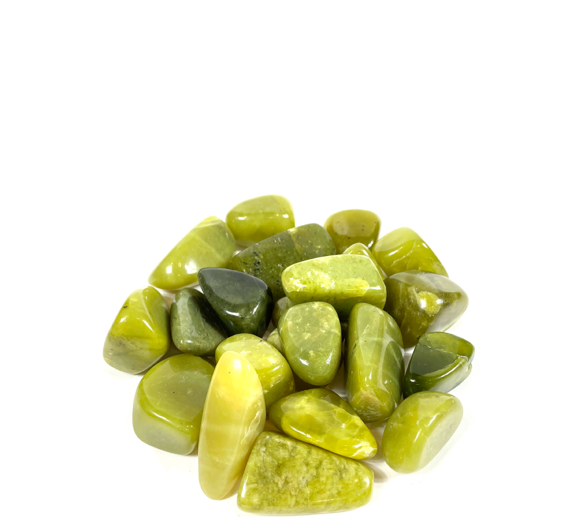 Olive Jade Tumbled Stone – Uni-Roar